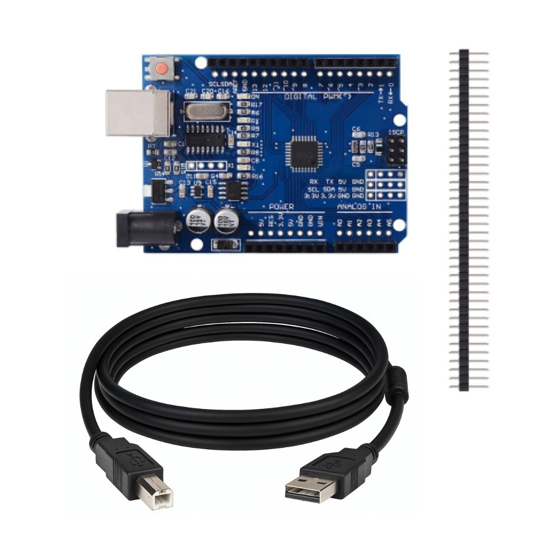 Kit compativel com Arduino Uno R3 SMD CH340 + Cabo usb – Eletrônica ...
